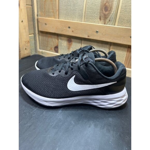 Nike Mens Revolution 6 Running Shoes DD8475-003 Black/White Size 9.5 Wide - Picture 5 of 10